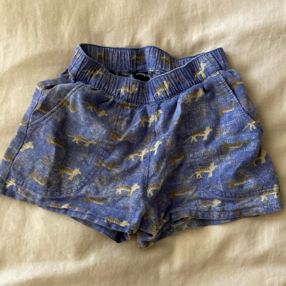 Patagonia  Periwinkle Blue Hemp-Cotton Coyote Baggies Shorts